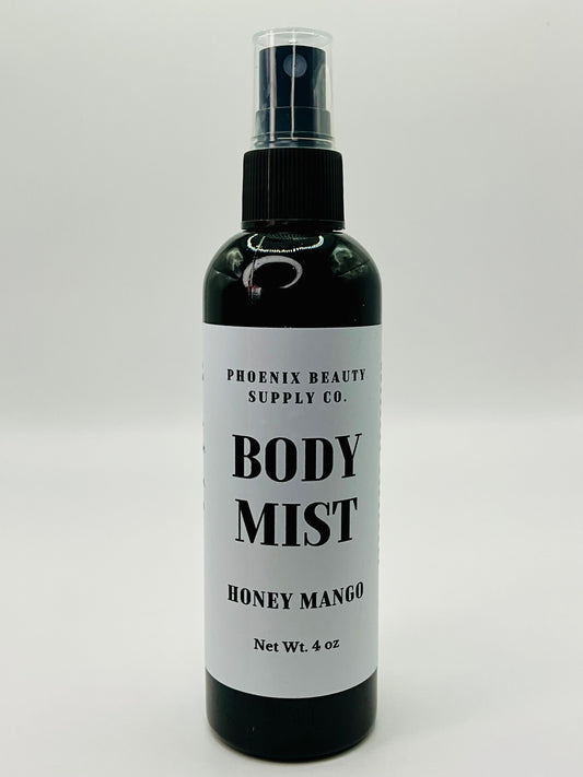 Handmade Honey Mango body mist, non-toxic and alcohol-free, offering a sweet, tropical fragrance to refresh and hydrate your skin.