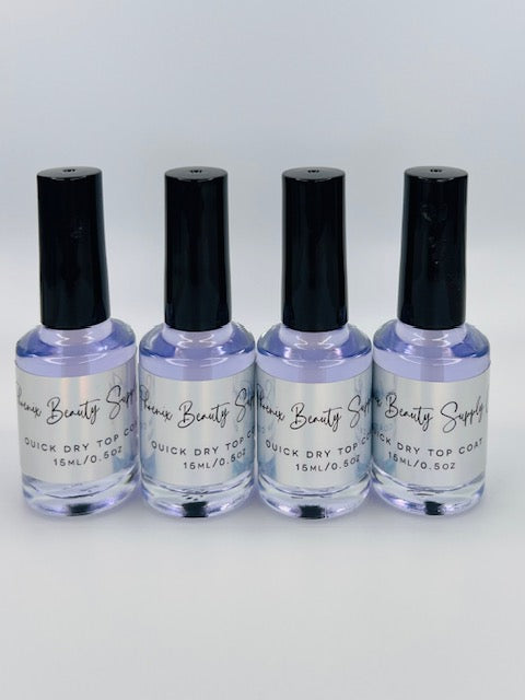 Quick Dry Top Coat - Non-toxic, fast-drying, high-shine finish for long-lasting manicures and smooth, glossy nails.