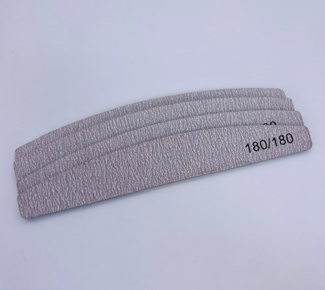 Dual-Sided 180/180 Grit Nail File for Precise Home Manicures – Durable, Ergonomic, and Perfect for Shaping Natural and Artificial Nails