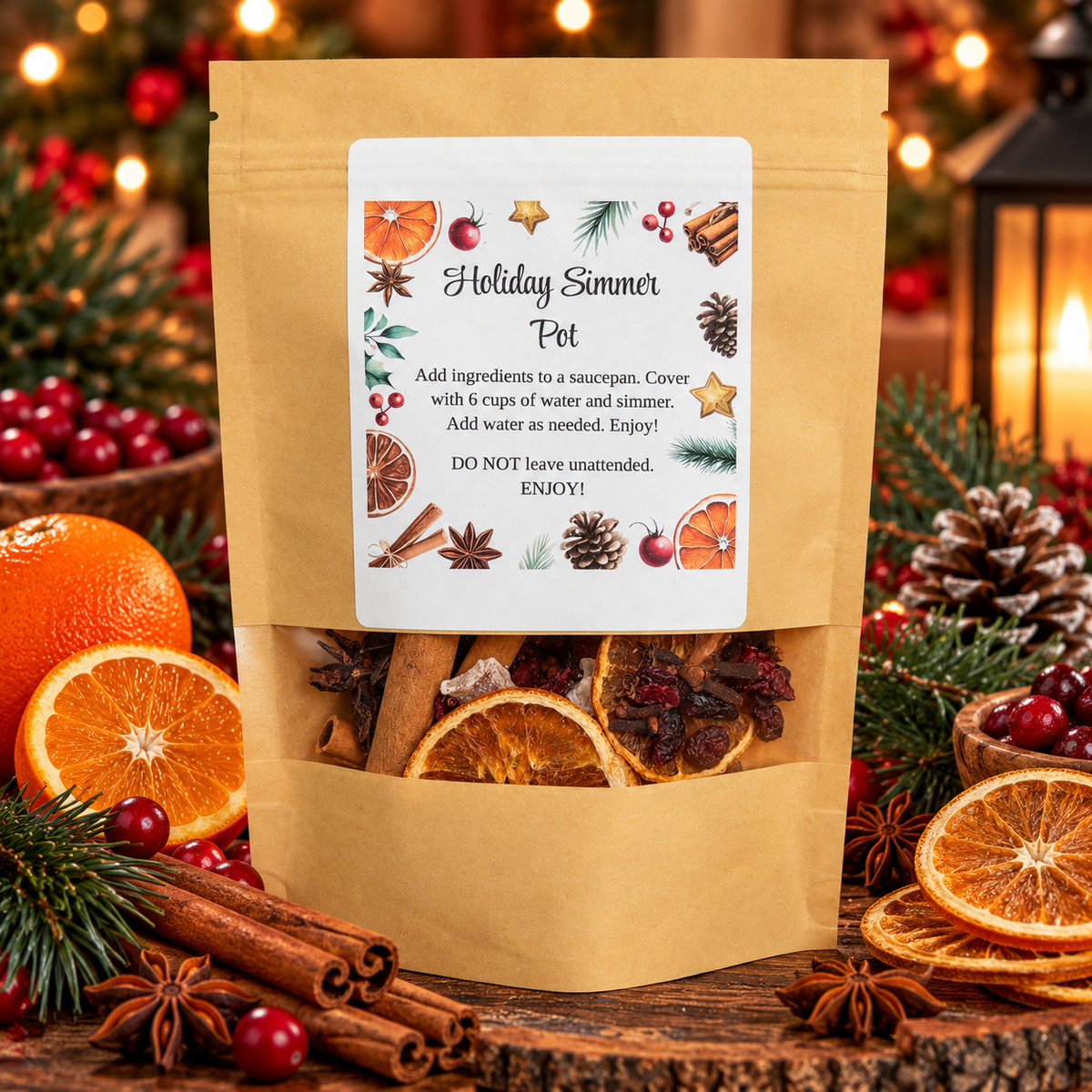 Warm Citrus Cranberry