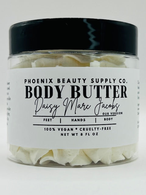 Handmade Daisy Marc Jacobs Whipped Body Butter with mango butter, shea butter, and essential oils for smooth, hydrated skin