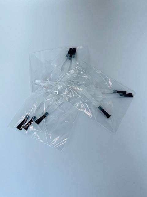 3-Piece Replacement Nail Polish Brushes in clear packaging for smooth, precise application and easy brush replacement.